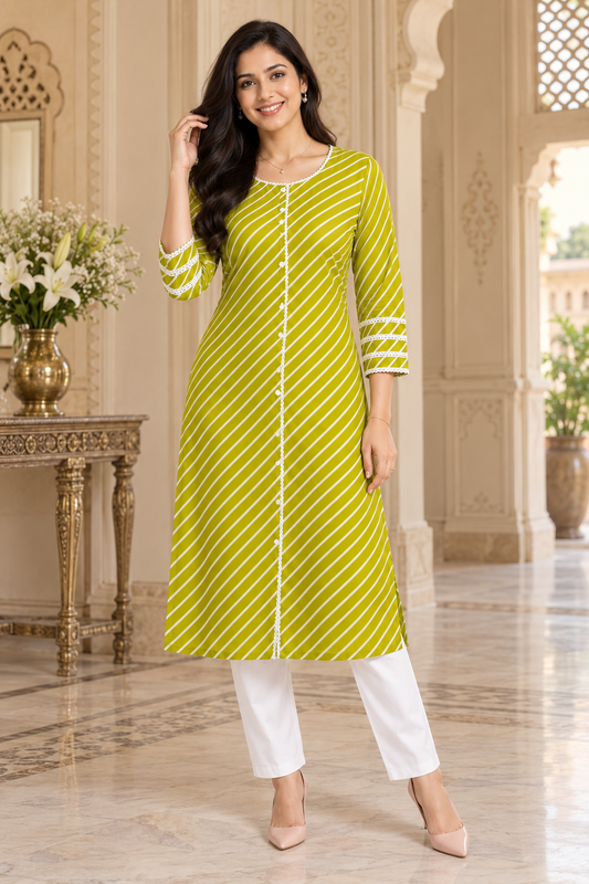 Gulzar Leheriya cotton kurti
