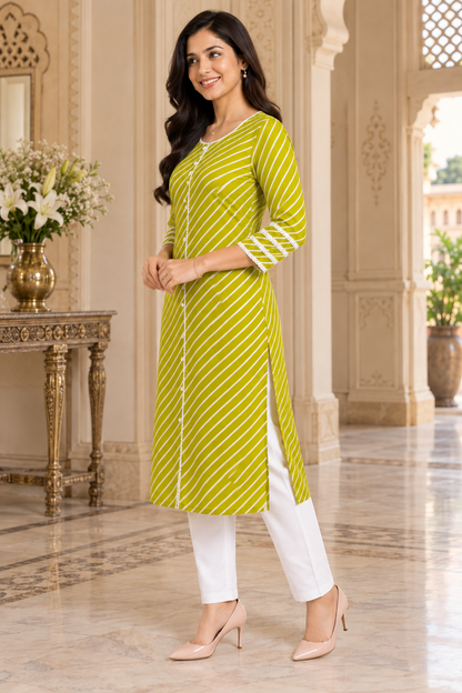 Gulzar Leheriya cotton kurti