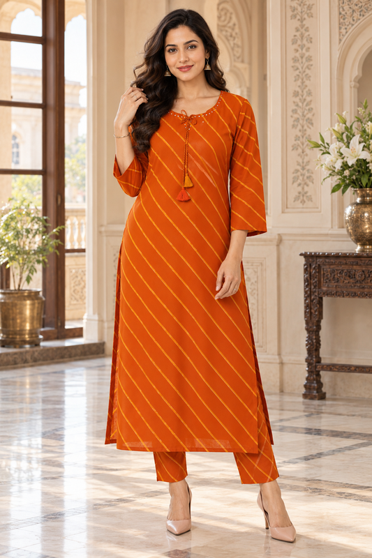 Gulzar Leheriya cotton kurti