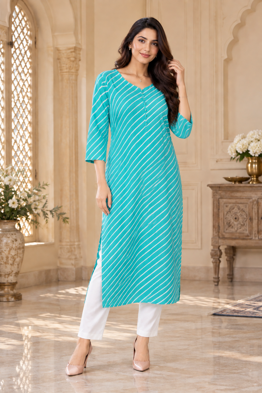 Gulzar Leheriya cotton kurti