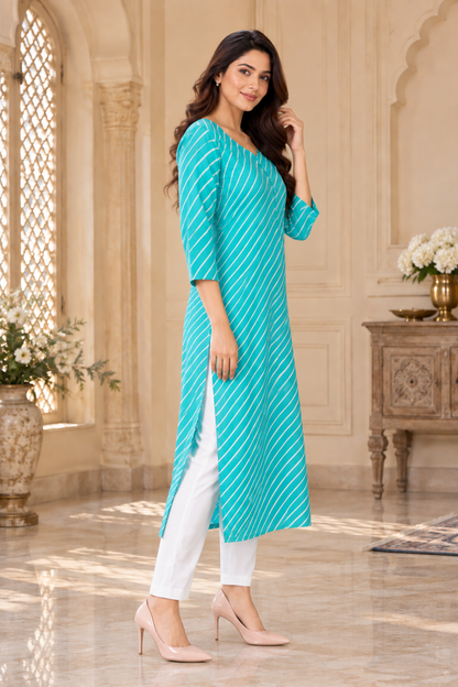 Gulzar Leheriya cotton kurti