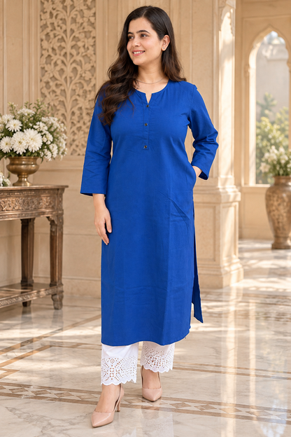 Airy Linen Long Kurta
