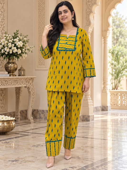 Jasmine Farshi Salwar Suit Mustard
