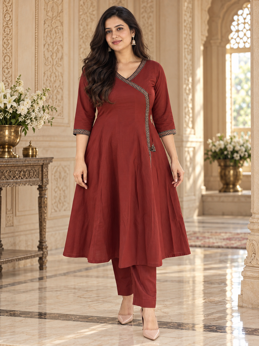 Comfortable Anarkali Cotton Kurti