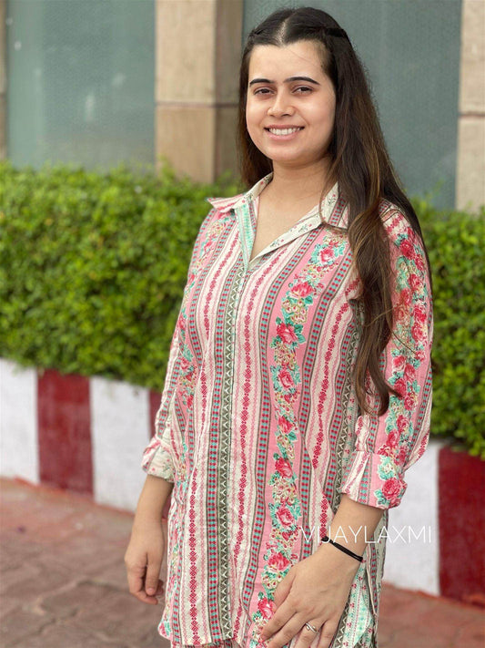 Cotton Cord Set for women - Vijay Laxmi