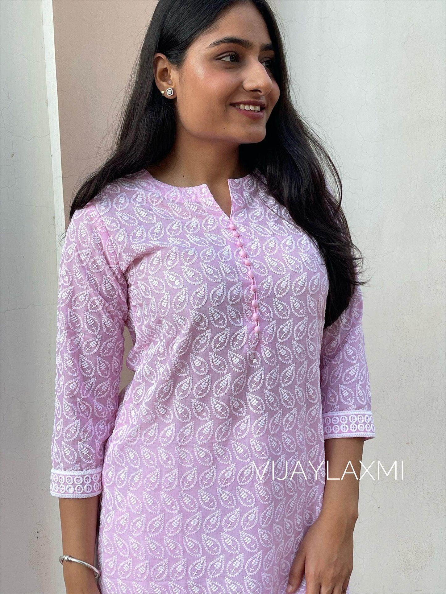 Cotton Kurta Pant Set - Vijay Laxmi