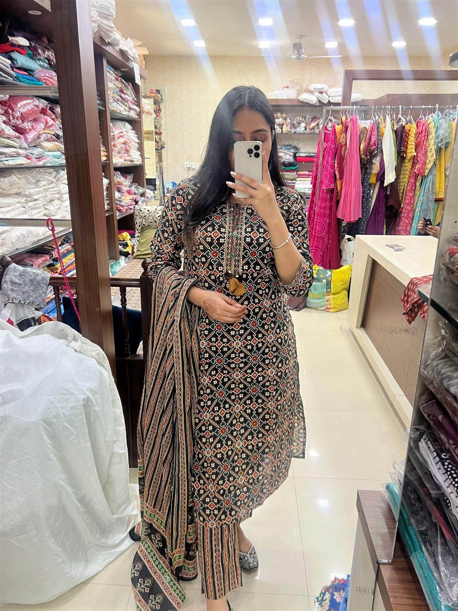 Cotton Kurta Set - Vijay Laxmi