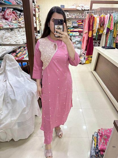 Cotton Kurta Set - Vijay Laxmi