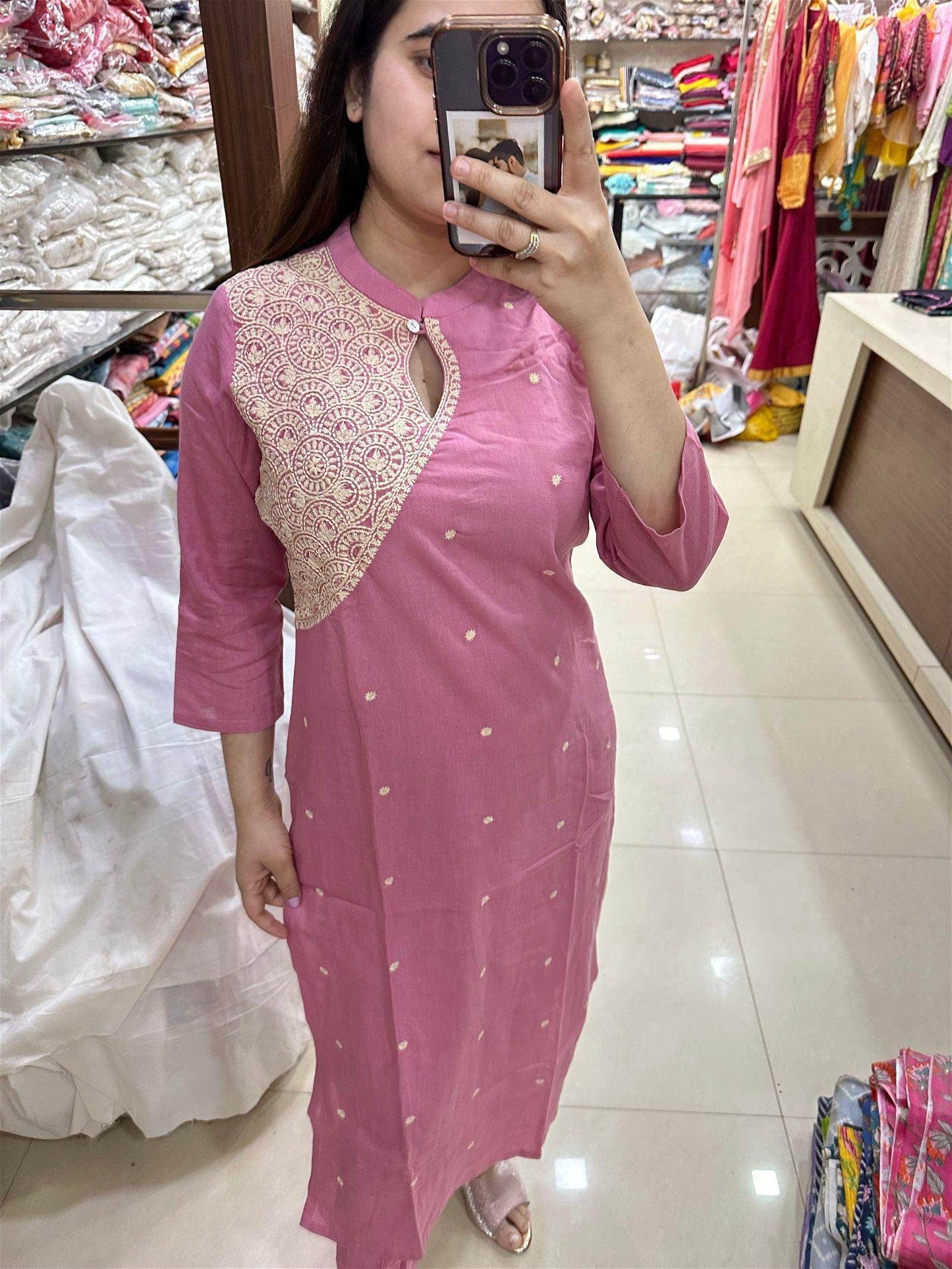 Cotton Kurta Set - Vijay Laxmi