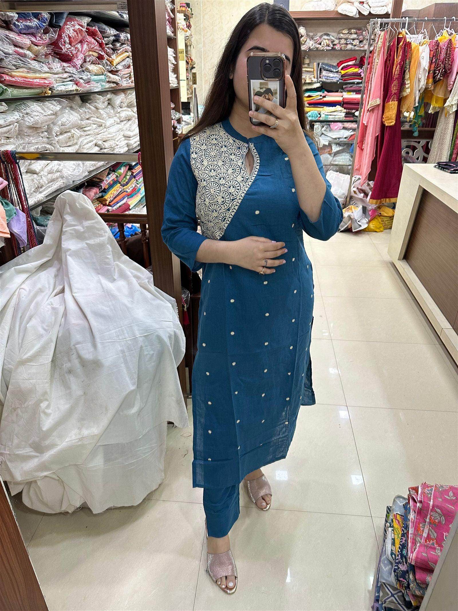 Cotton Kurta Set - Vijay Laxmi