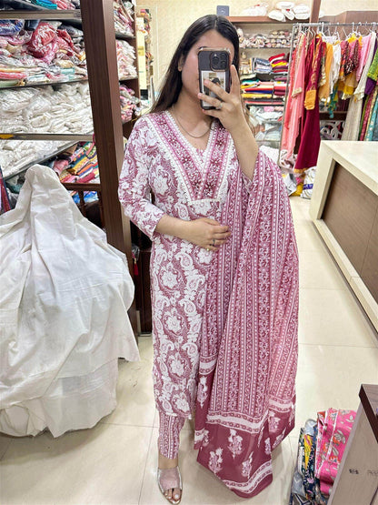 Cotton Kurta Set - Vijay Laxmi