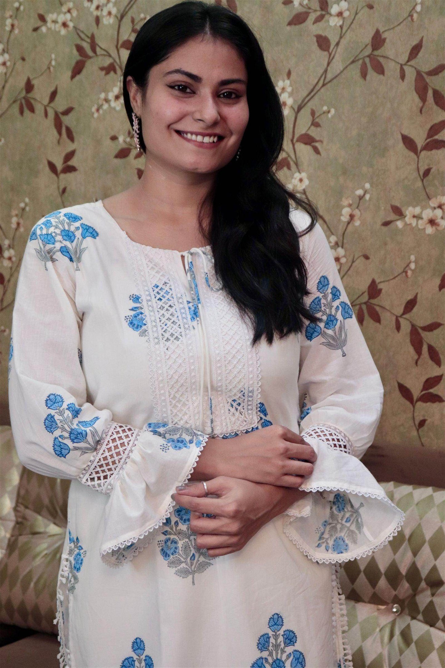 Cotton Kurta Set For Women - Vijay Laxmi