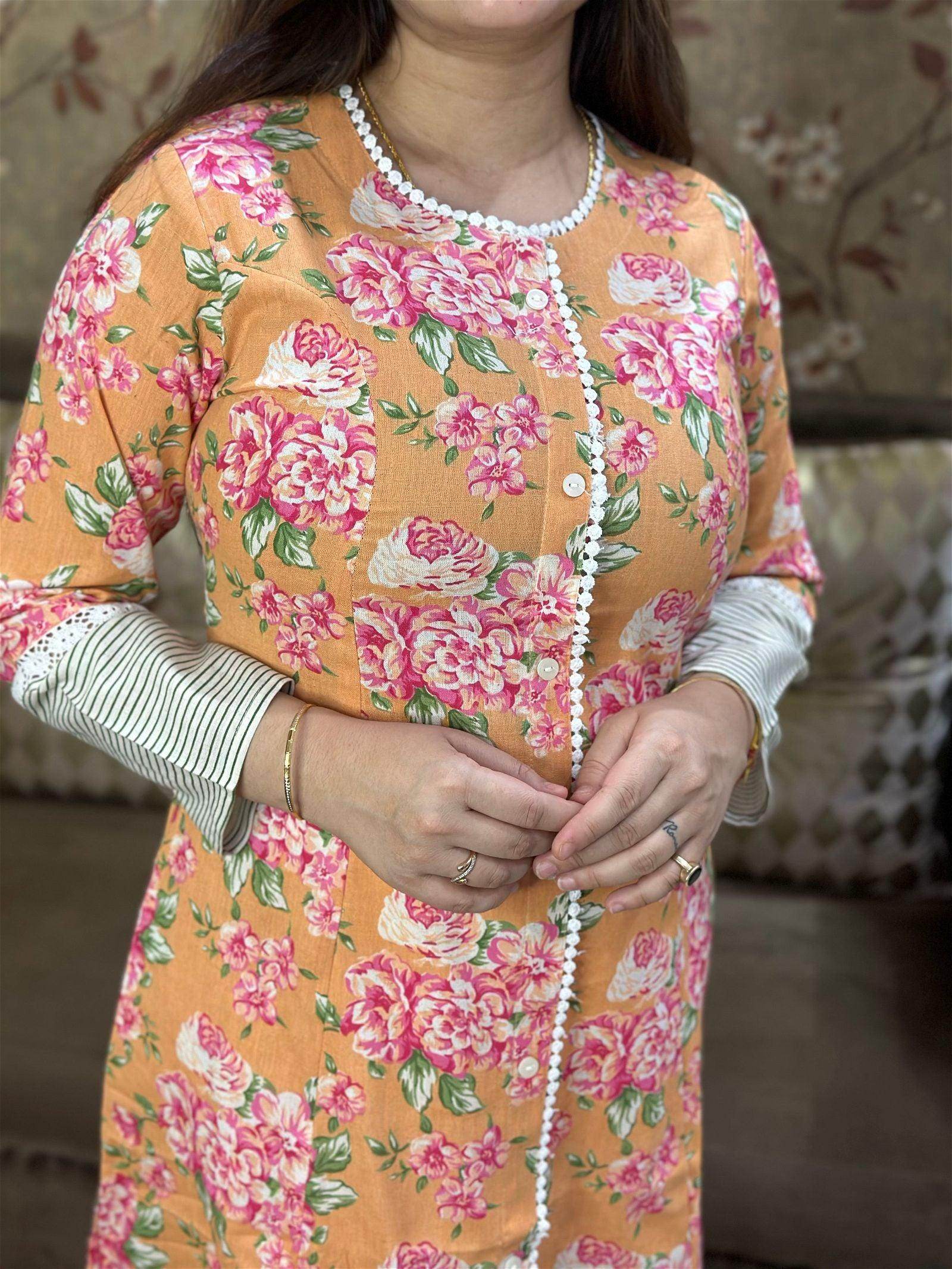 Cotton Kurti MN ALine - Vijay Laxmi