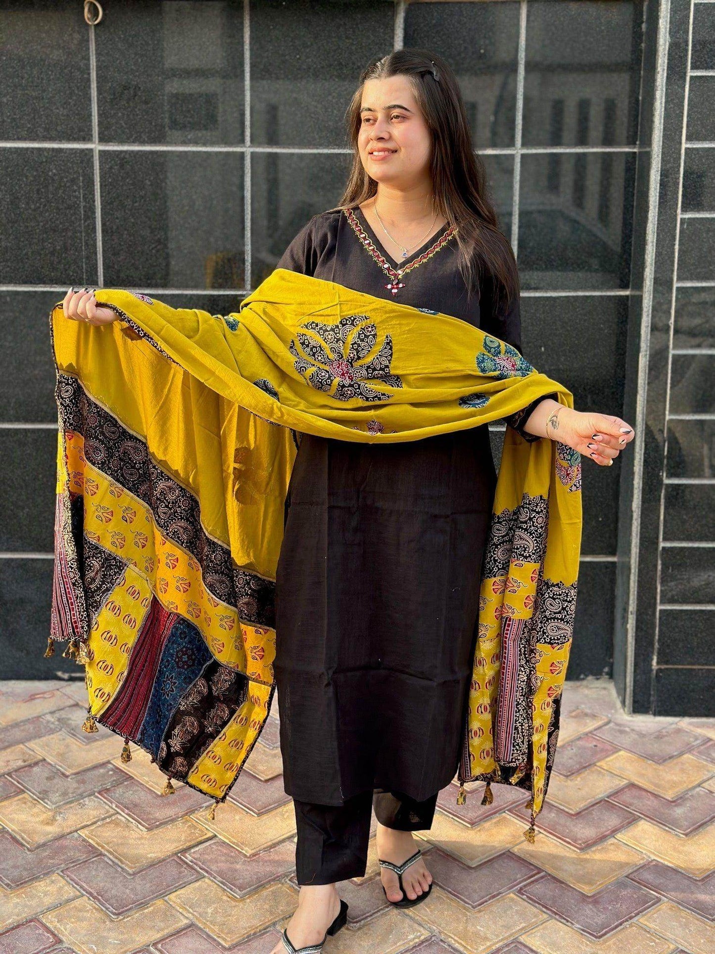 Cotton Suit BLK47 - Vijay Laxmi