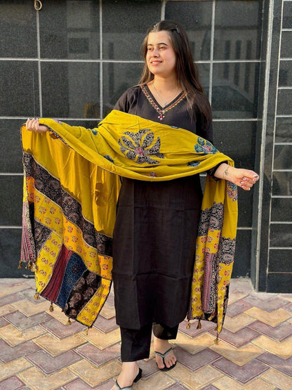 Cotton Suit BLK47 - Vijay Laxmi