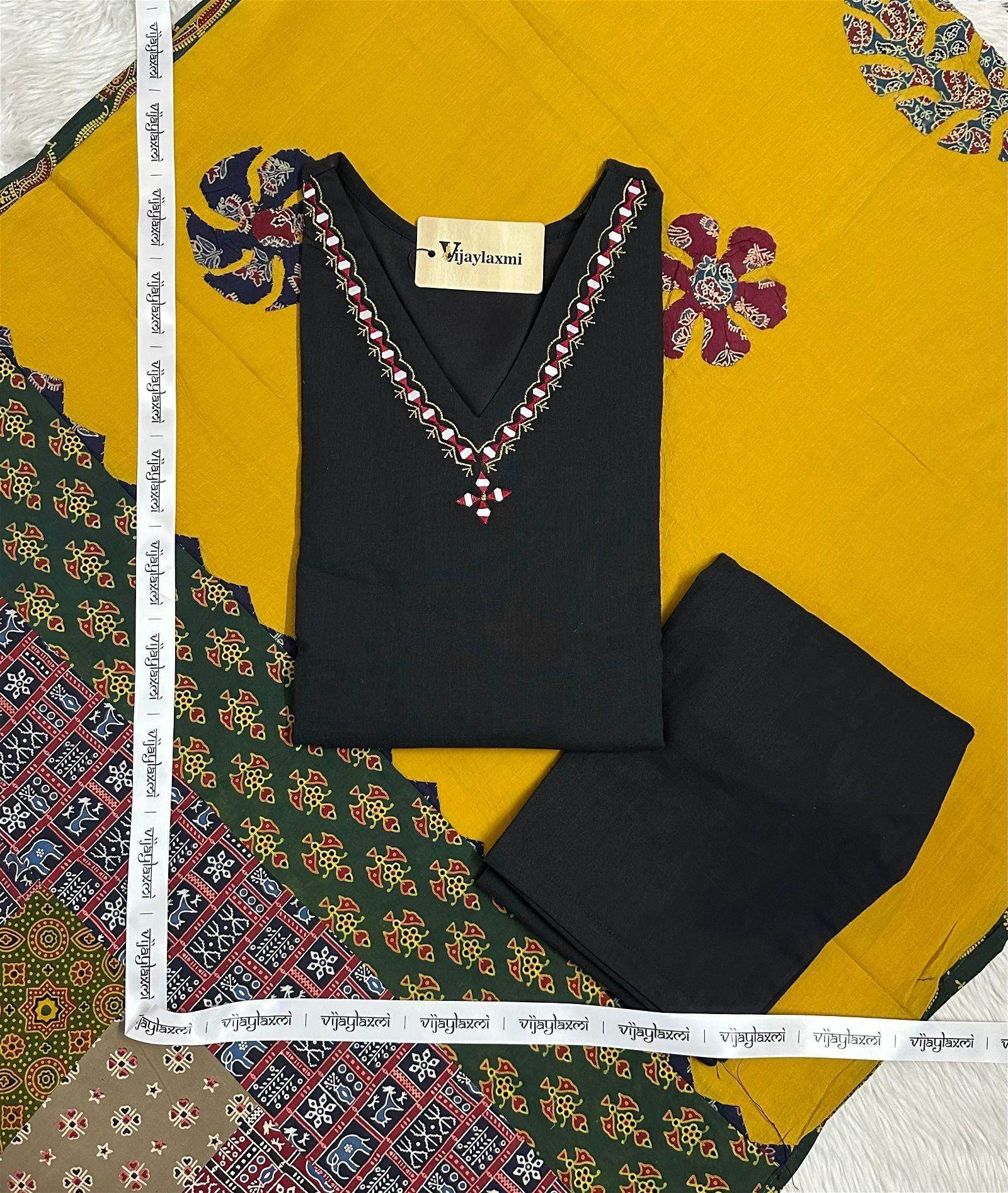 Cotton Suit BLK47 - Vijay Laxmi