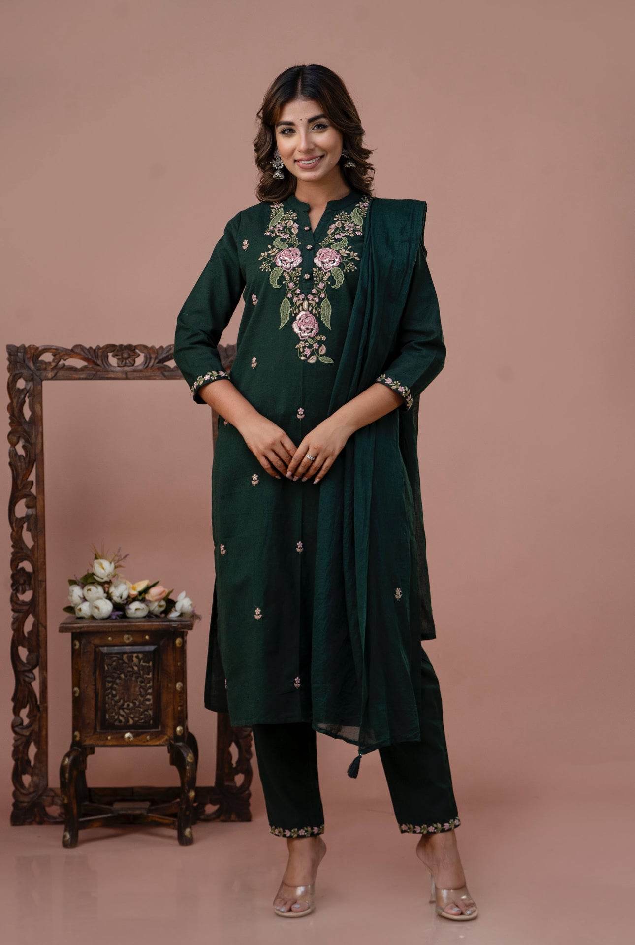 Premium Cotton Suit For Women Ban - Vijay Laxmi