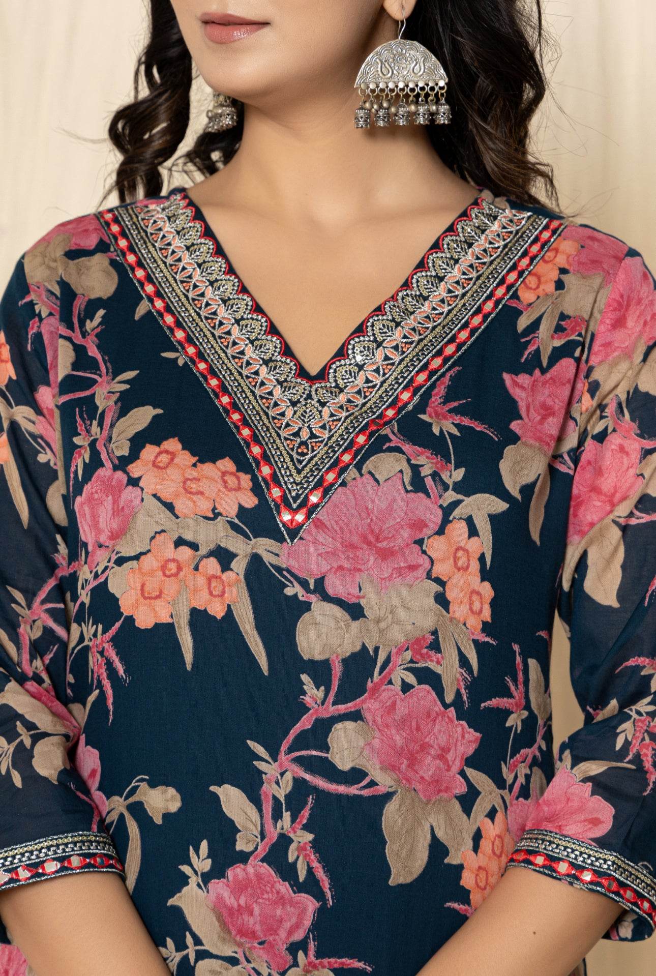 Plus size Cotton suit - Vijay Laxmi