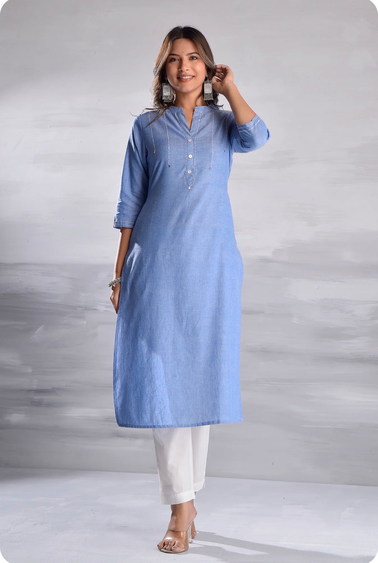 Denim Cotton kurti