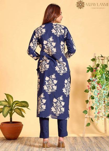 Premium Printed Cotton Suit For Women NI - Vijay Laxmi