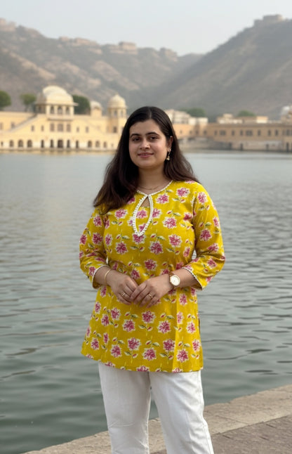 Short Cotton tunics for women