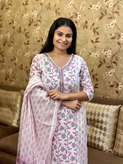 Premium Cotton Suit For Women - Vijay Laxmi