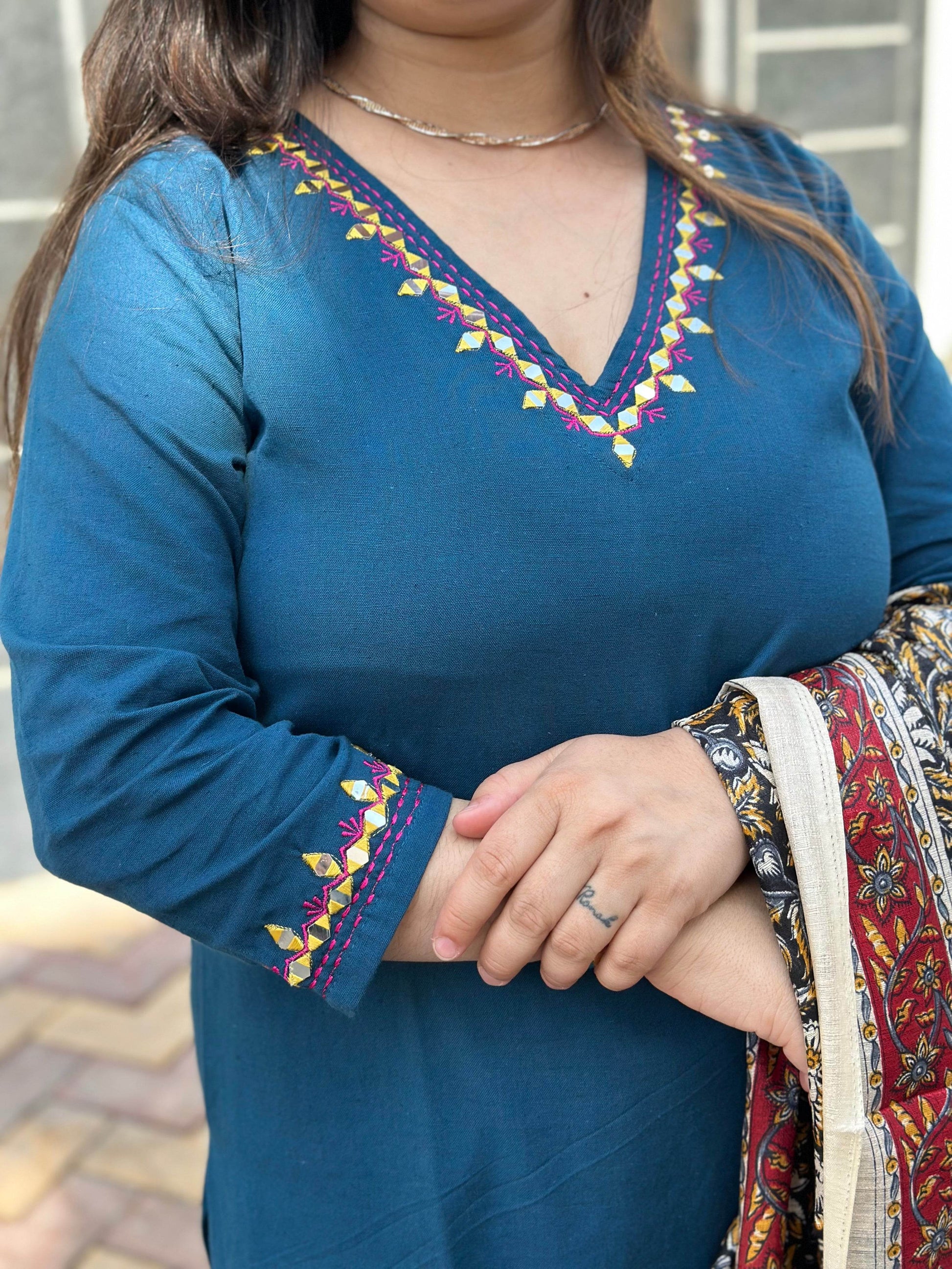 Cotton Kurta Set for Women (Limited edition) - Vijay Laxmi