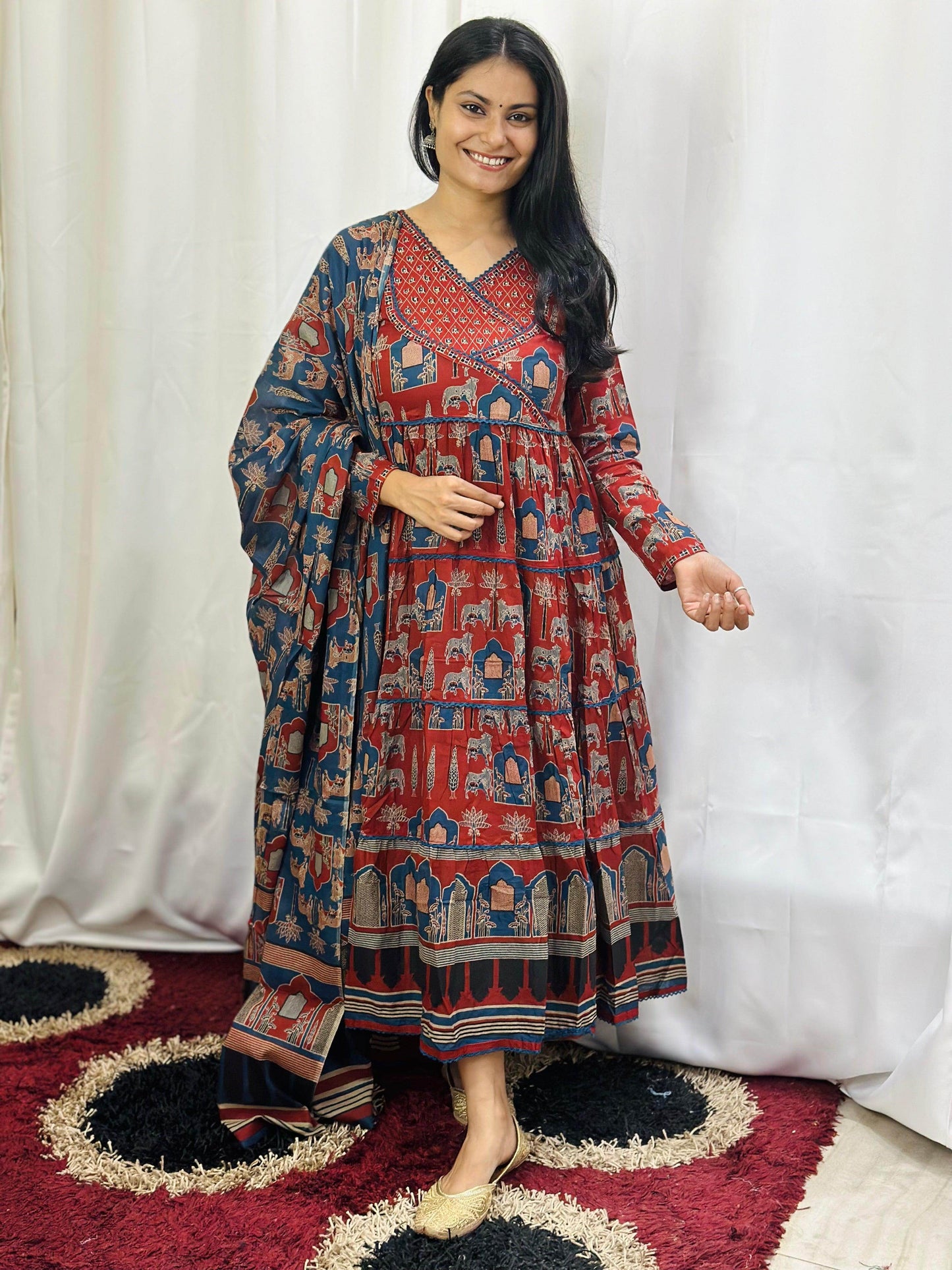 Cotton Suit Set - Vijay Laxmi