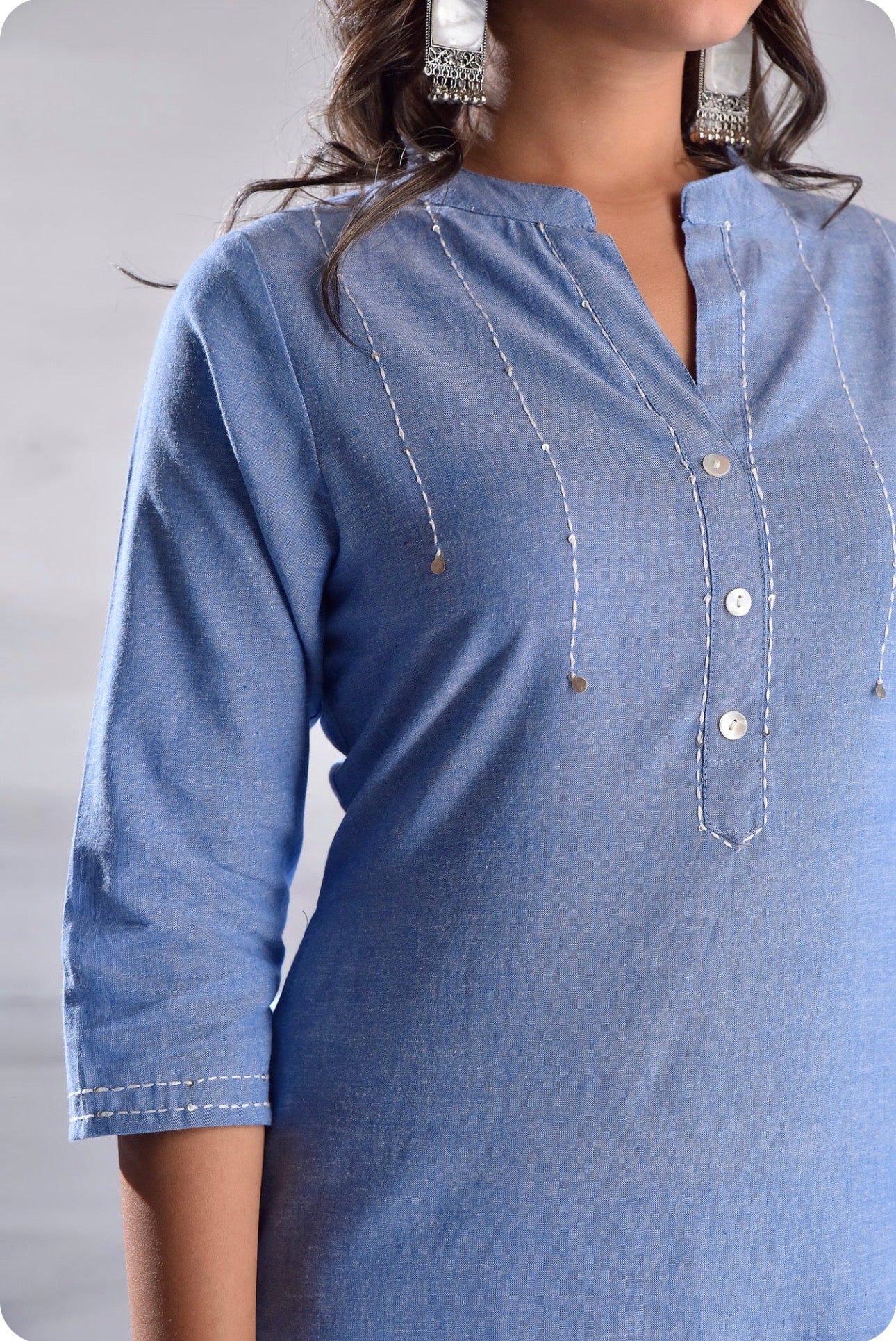 Denim Cotton kurti