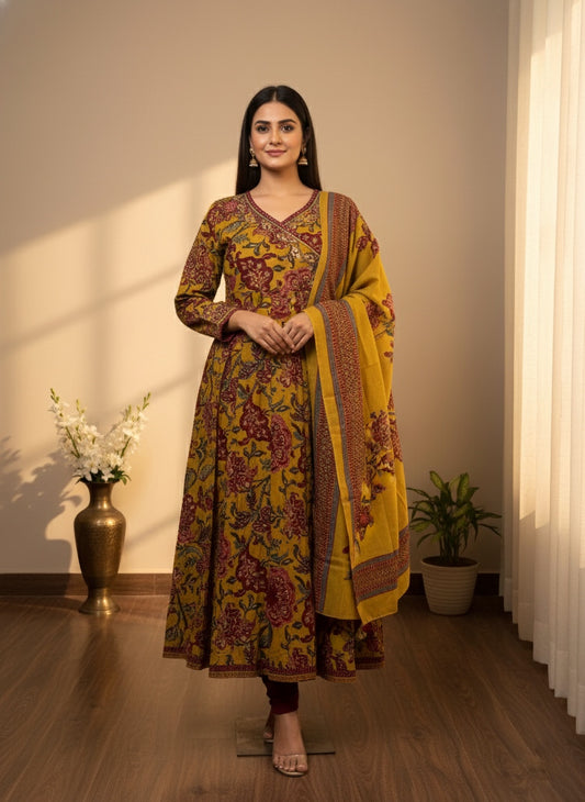 Premium Cotton Anarkali Suit For Women