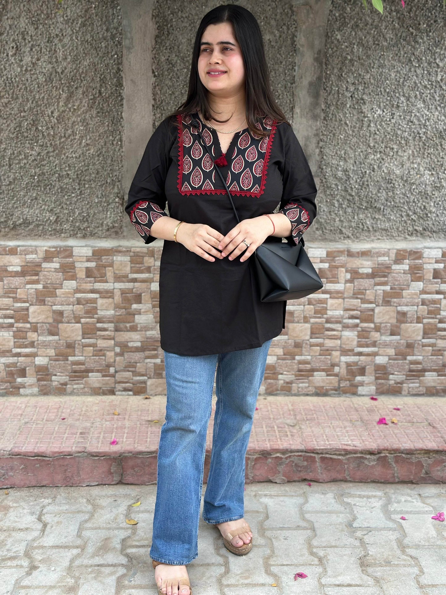 Short Cotton tunics for women - Vijay Laxmi