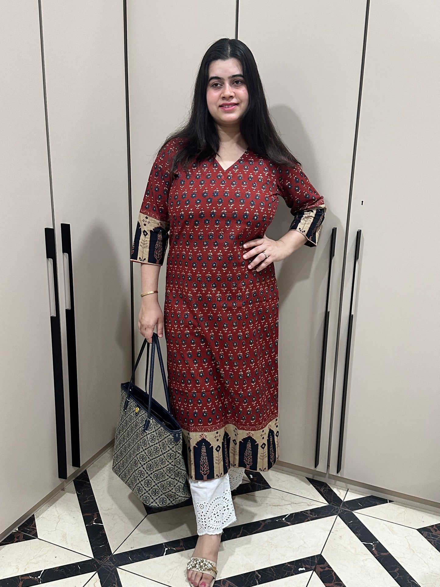 Airy Cotton Arjakh Kurti for women