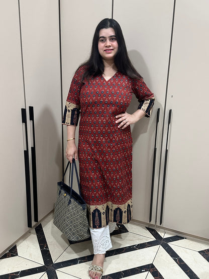 Airy Cotton Arjakh Kurti for women