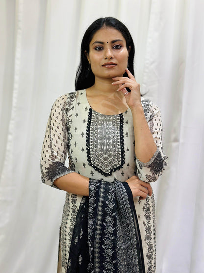 Modal Silk suit For Women - Vijay Laxmi