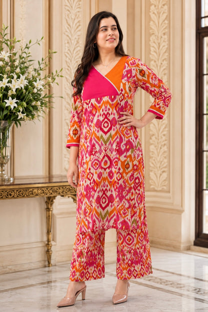 Gulzar printed cotton suit set