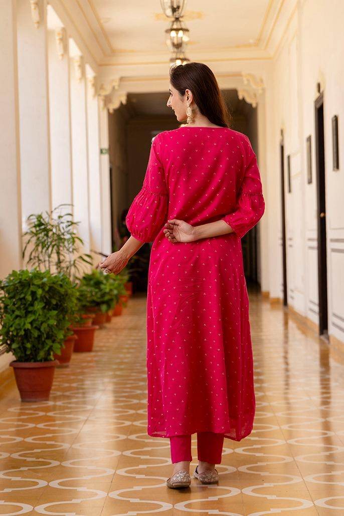 Premium Cotton Suit For Women Mul Peacock - Vijay Laxmi
