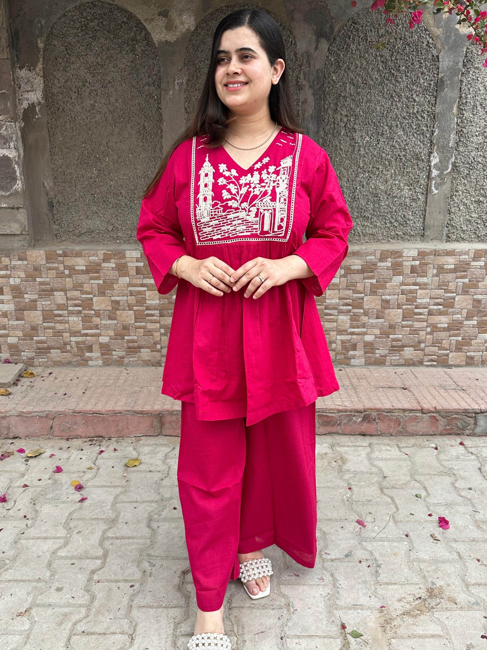 Premium Cotton Cord Sets For Women - Vijay Laxmi