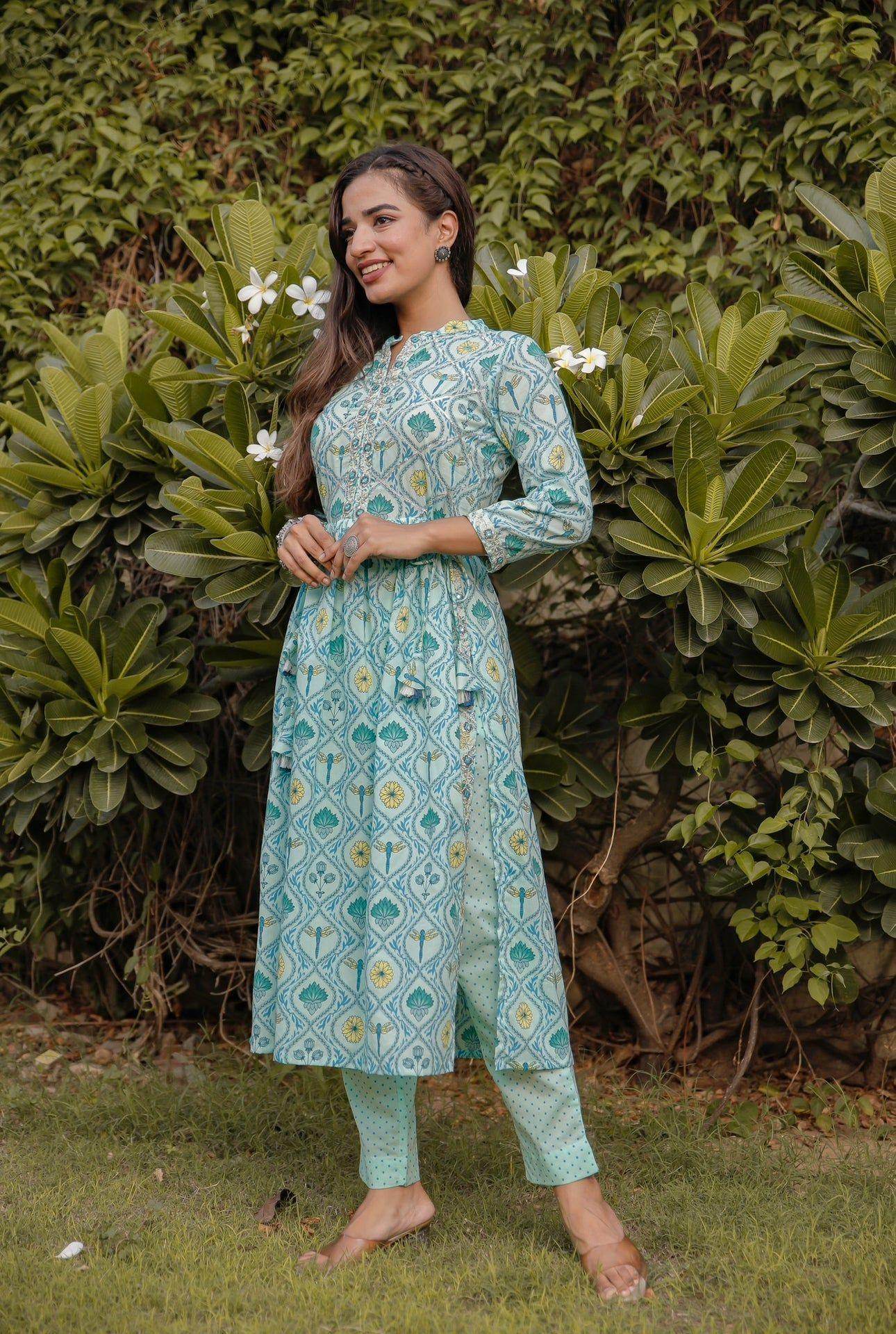 Daisy Cotton Suit - Vijay Laxmi