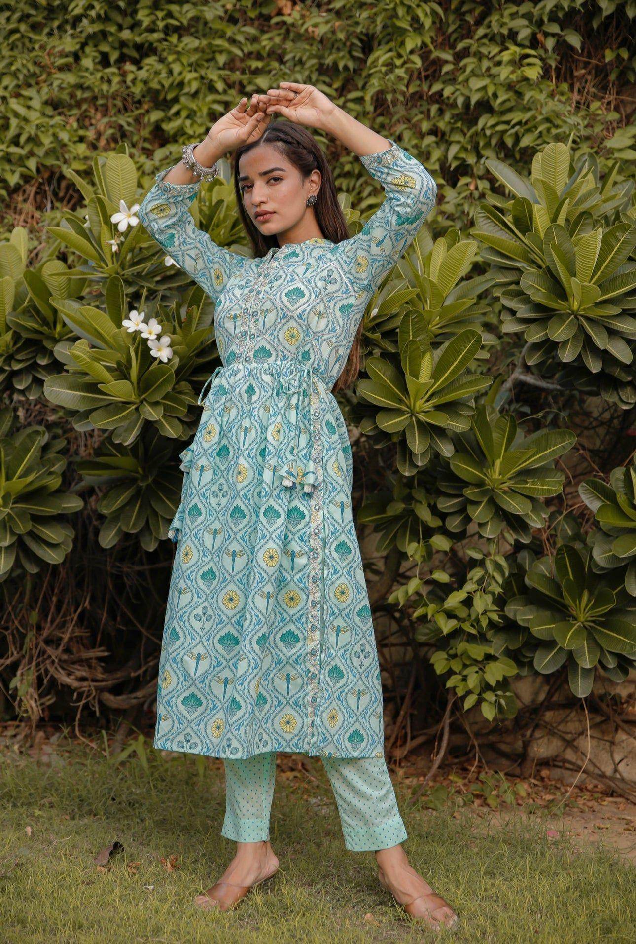 Daisy Cotton Suit - Vijay Laxmi