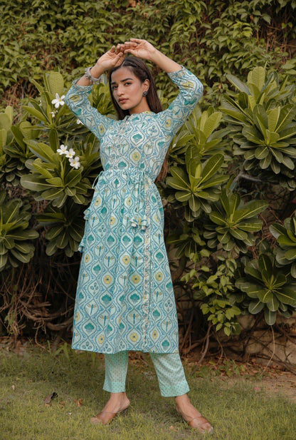 Daisy Cotton Suit - Vijay Laxmi