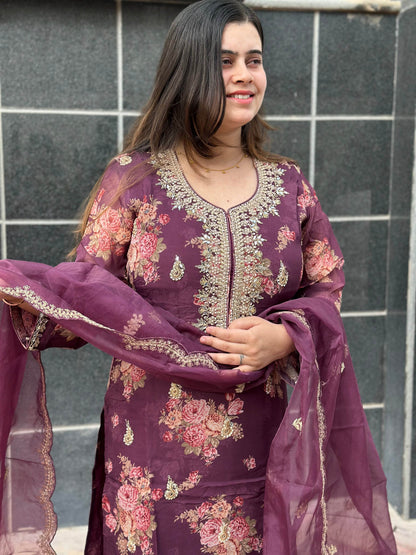 Soft Chanderi Silk Suit For Women - Vijay Laxmi