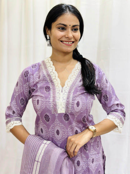 Soft Cotton Suit For Women - Vijay Laxmi