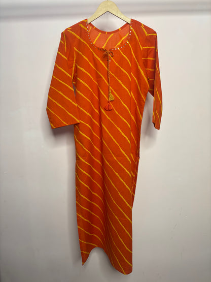 Gulzar Leheriya cotton kurti