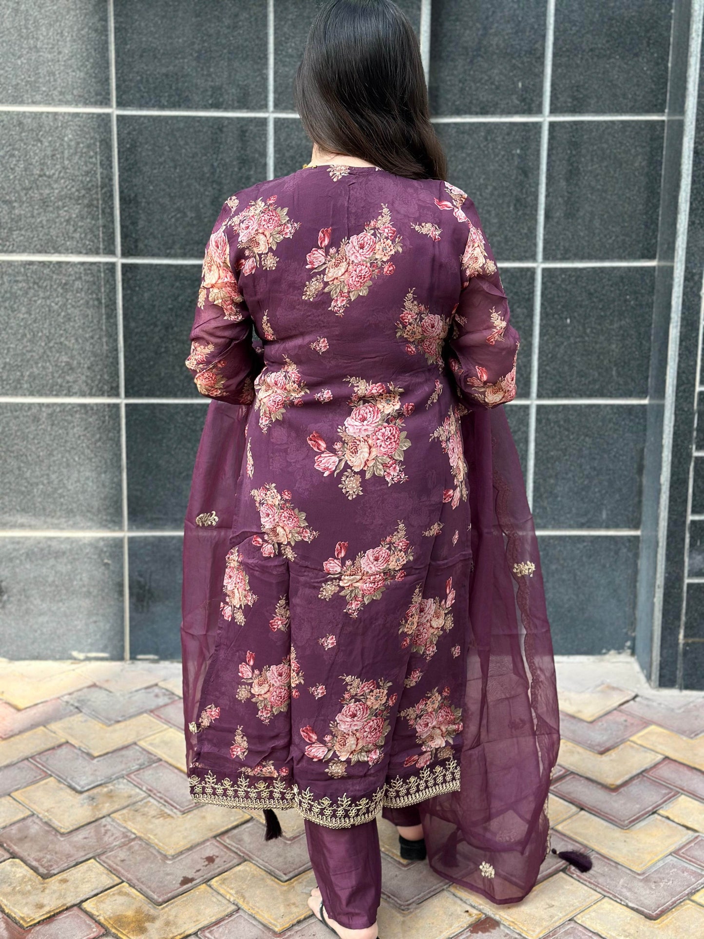 Soft Chanderi Silk Suit For Women - Vijay Laxmi