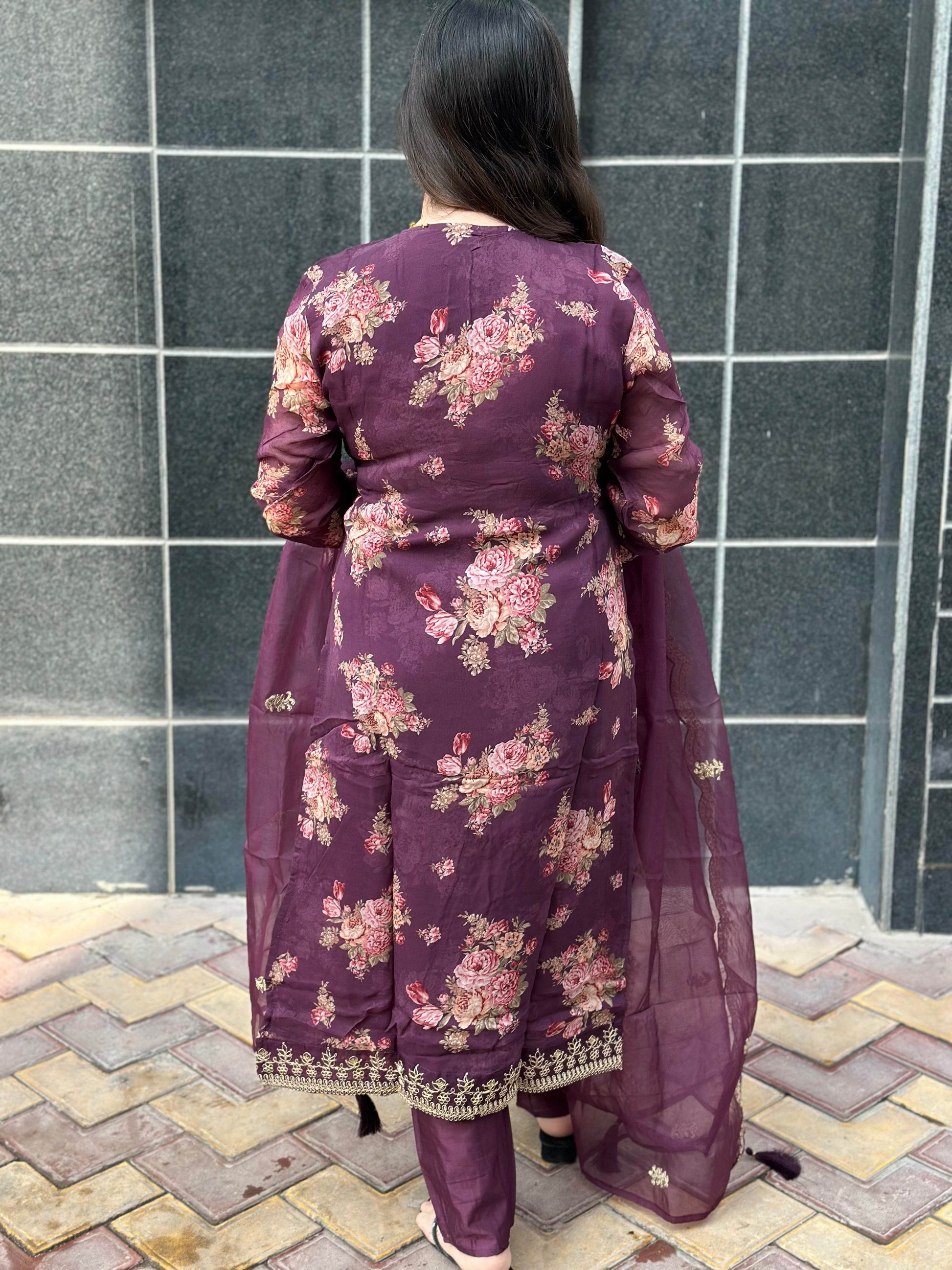 Soft Chanderi Silk Suit For Women - Vijay Laxmi