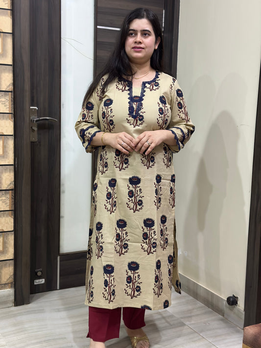 Mehar cotton kurti for women