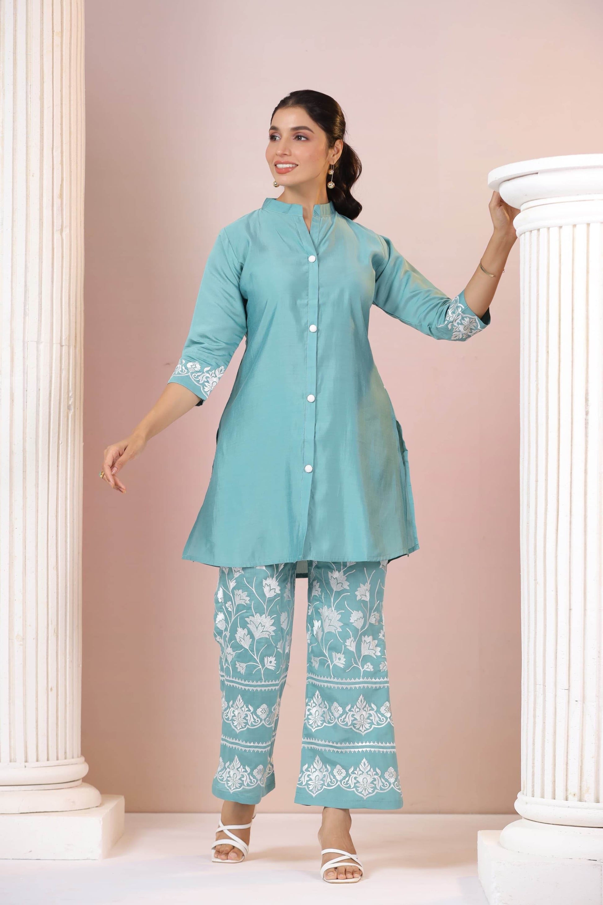 Premium Cotton Cord Set For Women - Vijay Laxmi