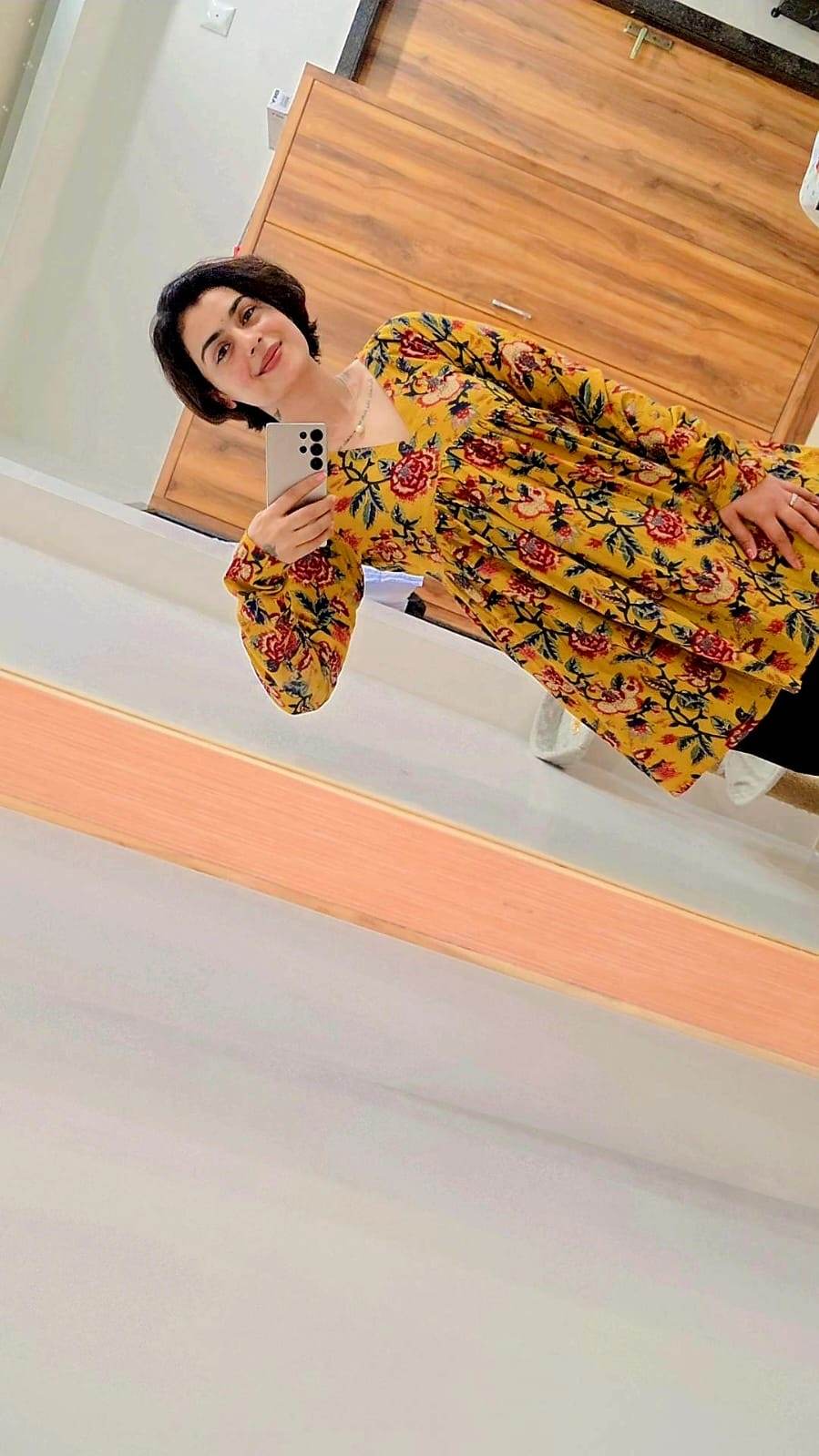 Short Cotton tunic for women - Vijay Laxmi