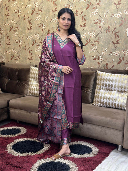 Silk Suit For Women - Vijay Laxmi