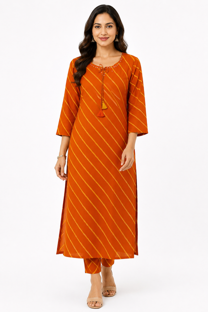 Gulzar Leheriya cotton kurti